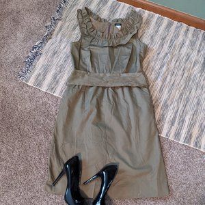 J.Crew Ruffle Neck Dress